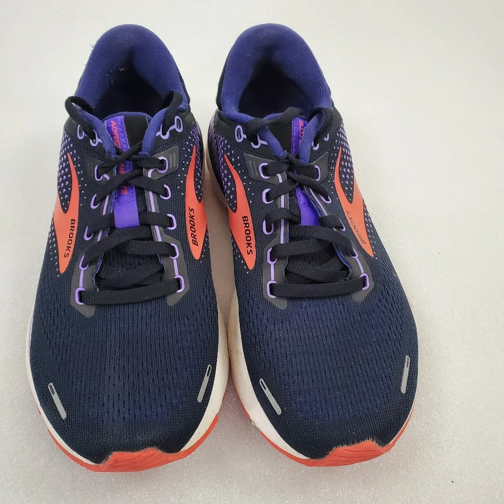 Brooks Adrenaline GTS 22 women's size 8 Navy Blue Purple - Picture 2 of 7